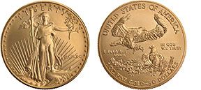 Acquisto e vendita monete d'oro 50 $ golden eagle compro oro palermo