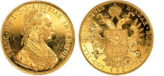 Acquisto e vendita monete d'oro 4 ducati austria compro oro palermo