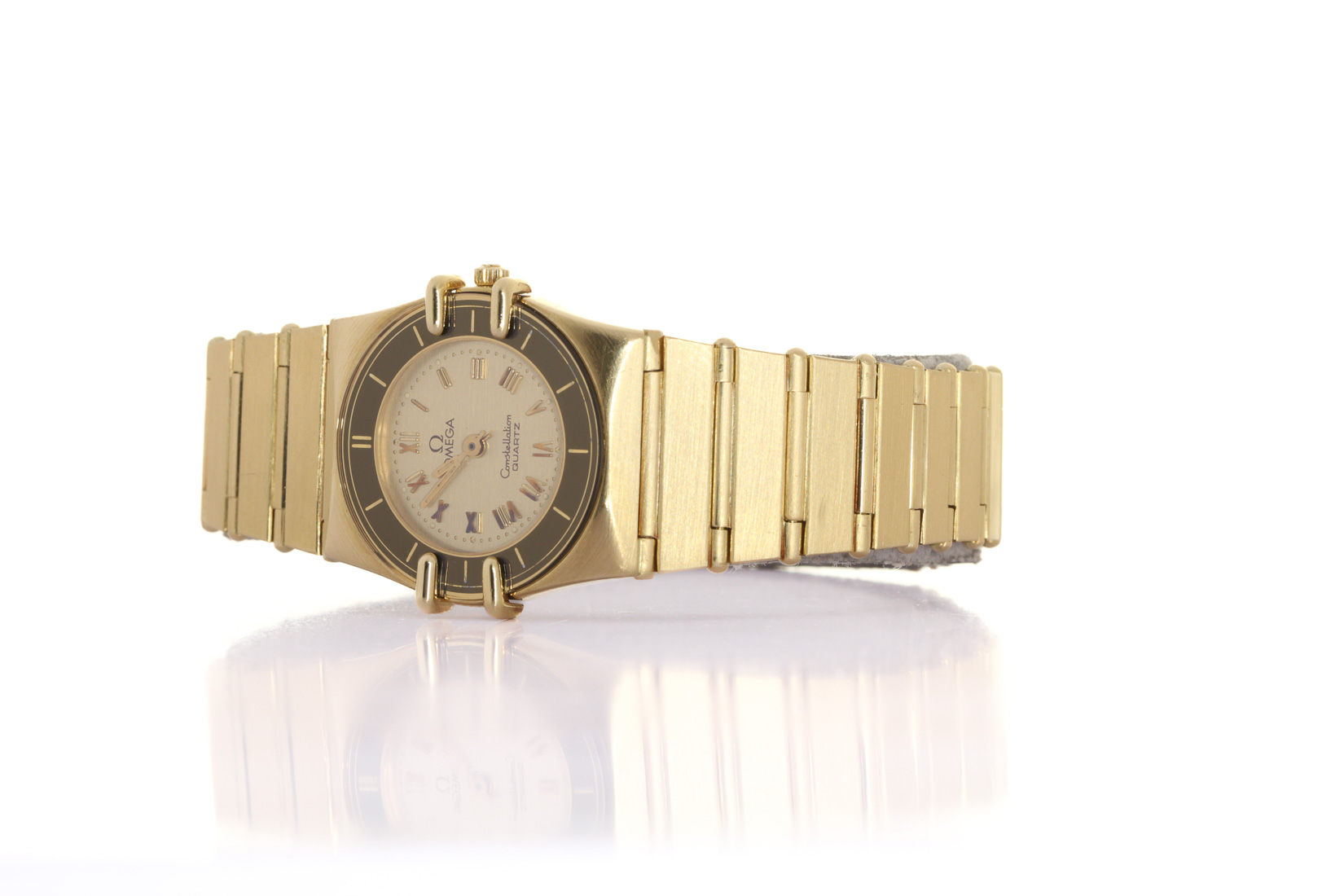 Orologio Omega Costelletion in oro giallo 18 carati ref. 1450 con seriale 5950055 (senza corredo) 