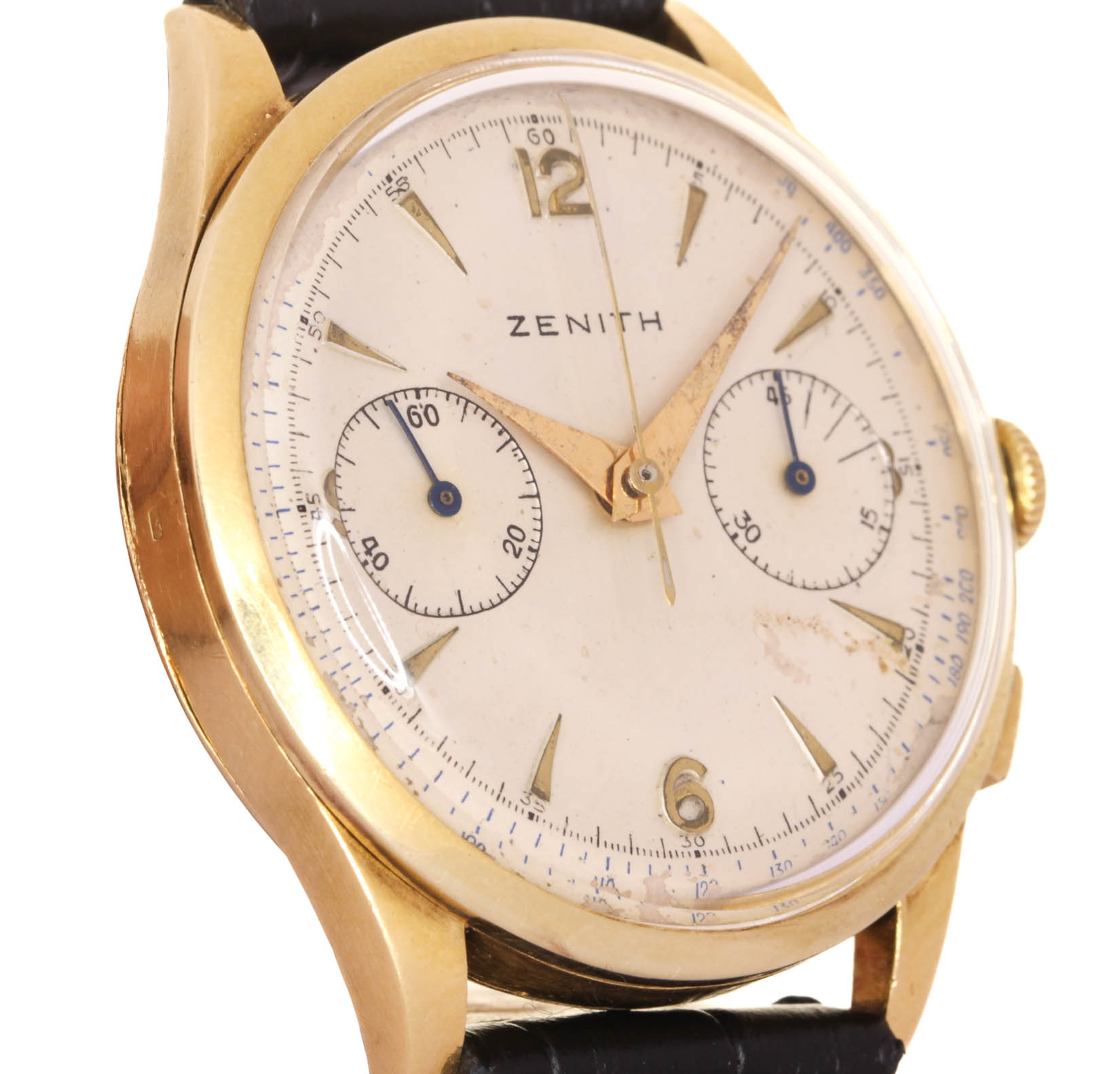 Zenith Chrono 18Kt Yellow gold - ref:16518 - our box and papers