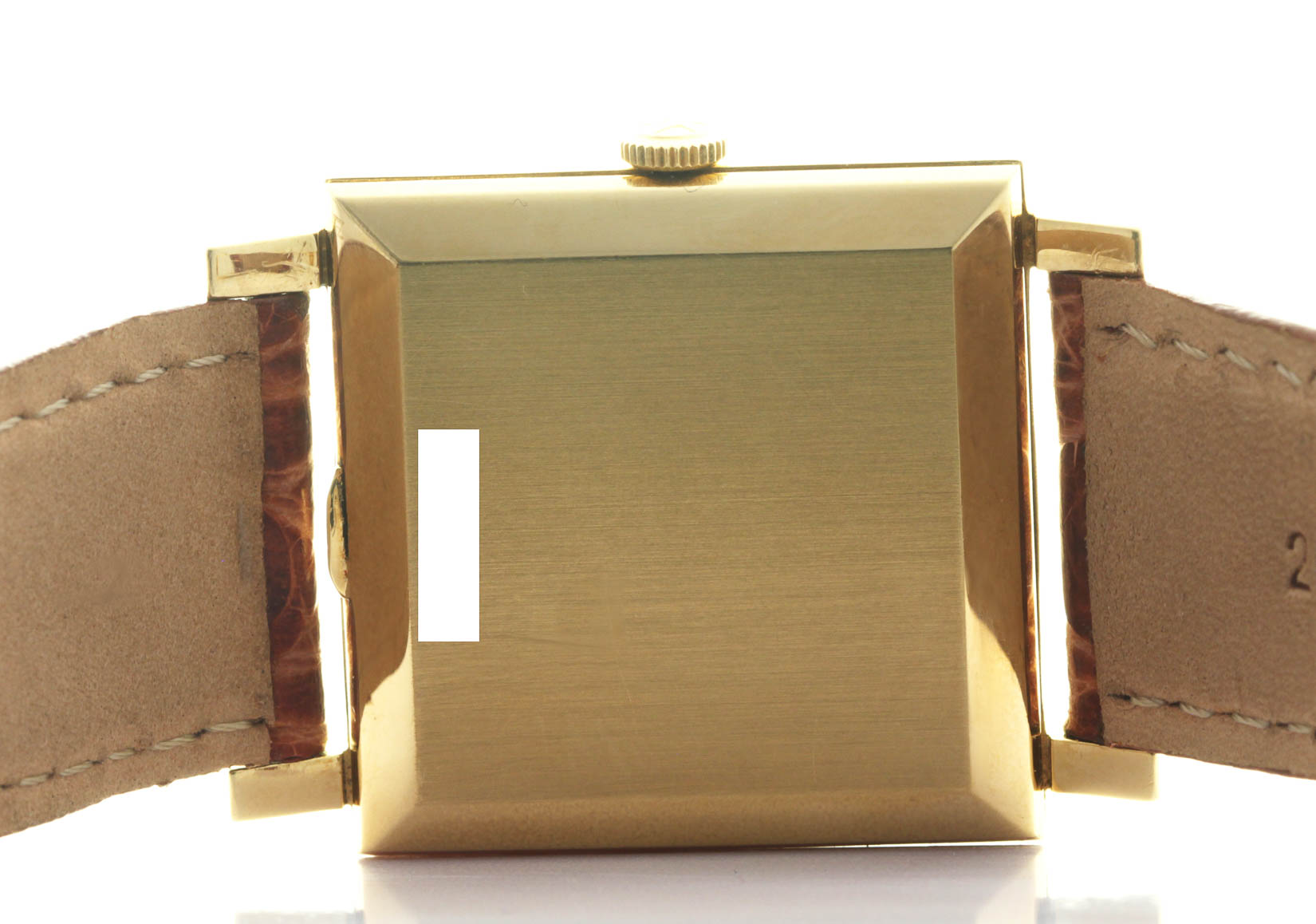 Zenith Gold 18kt (net 15,9 gr) Carrè 30 x 30mm, automatic cal. 408, 30 x 30 mm,  approx 1970