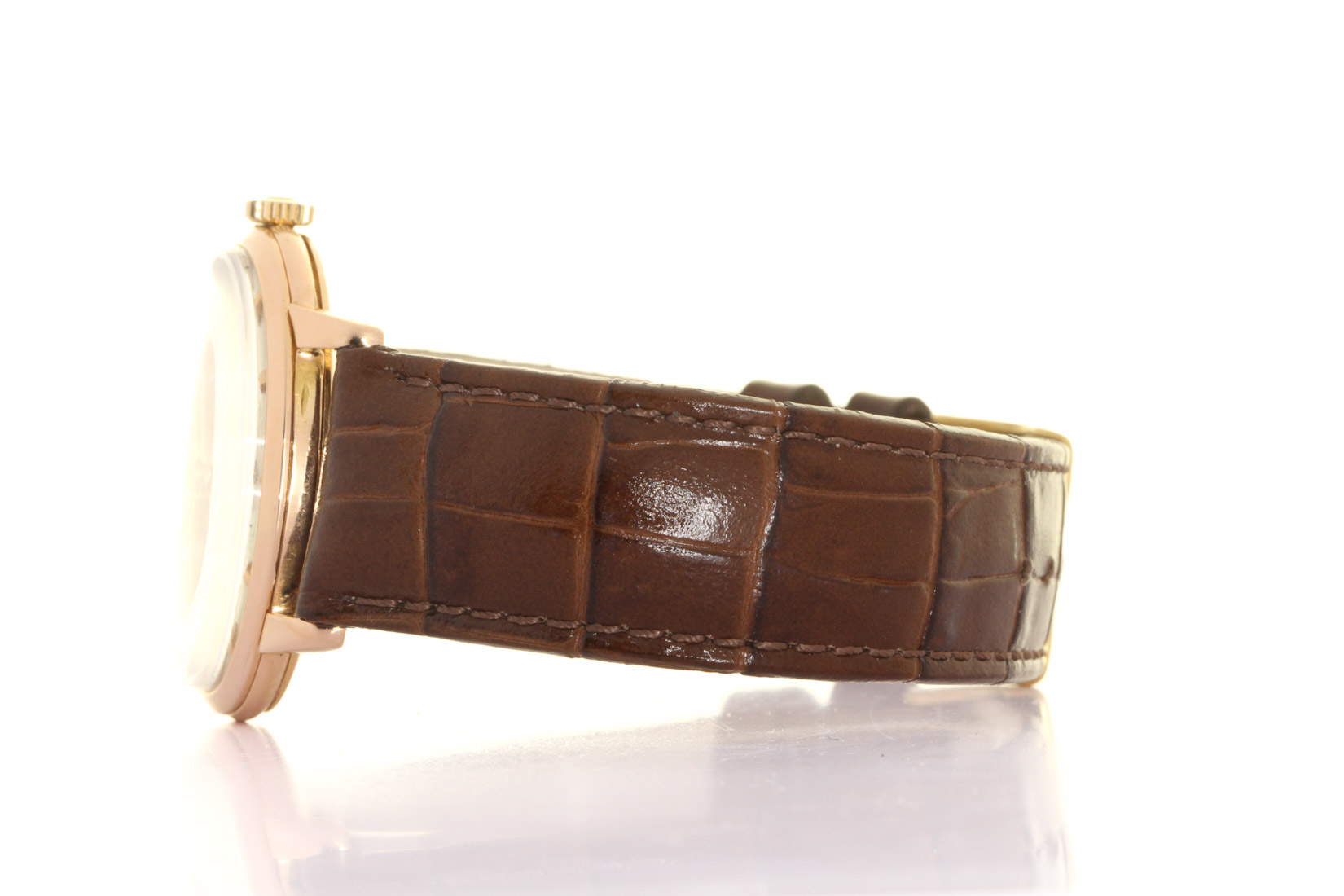 Omega 2894 Small Seconds 18kt Yellow Gold, 34mm, leather bracelets, omega Box our Warranty, circa 1980