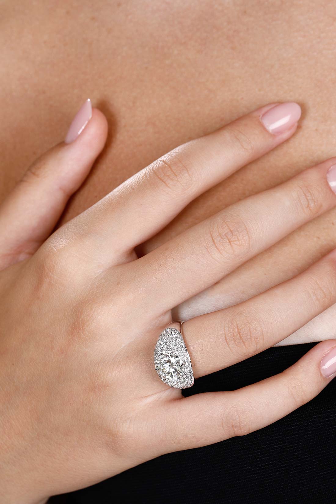 Diamante naturale taglio rotondo di carati 2.32