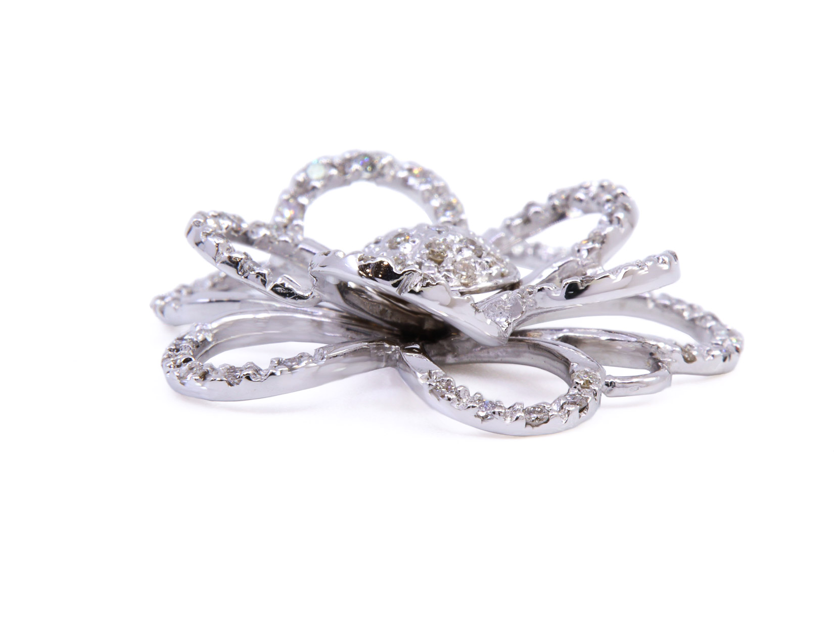 Pendente fiore ob Br	Br.0,45	gr5,1	G-VS1