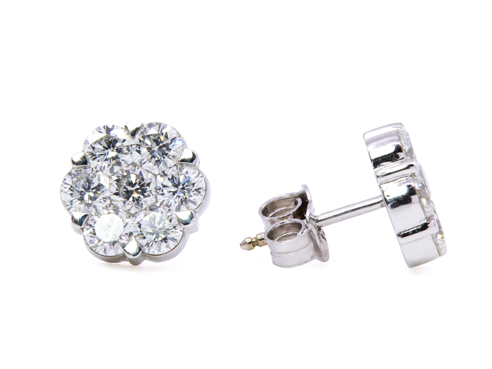 ORECCH. FIORE BRILL GVS12 X 14 CT.2.24 RND W VS12 X 14 CT .2.24 b 2,24