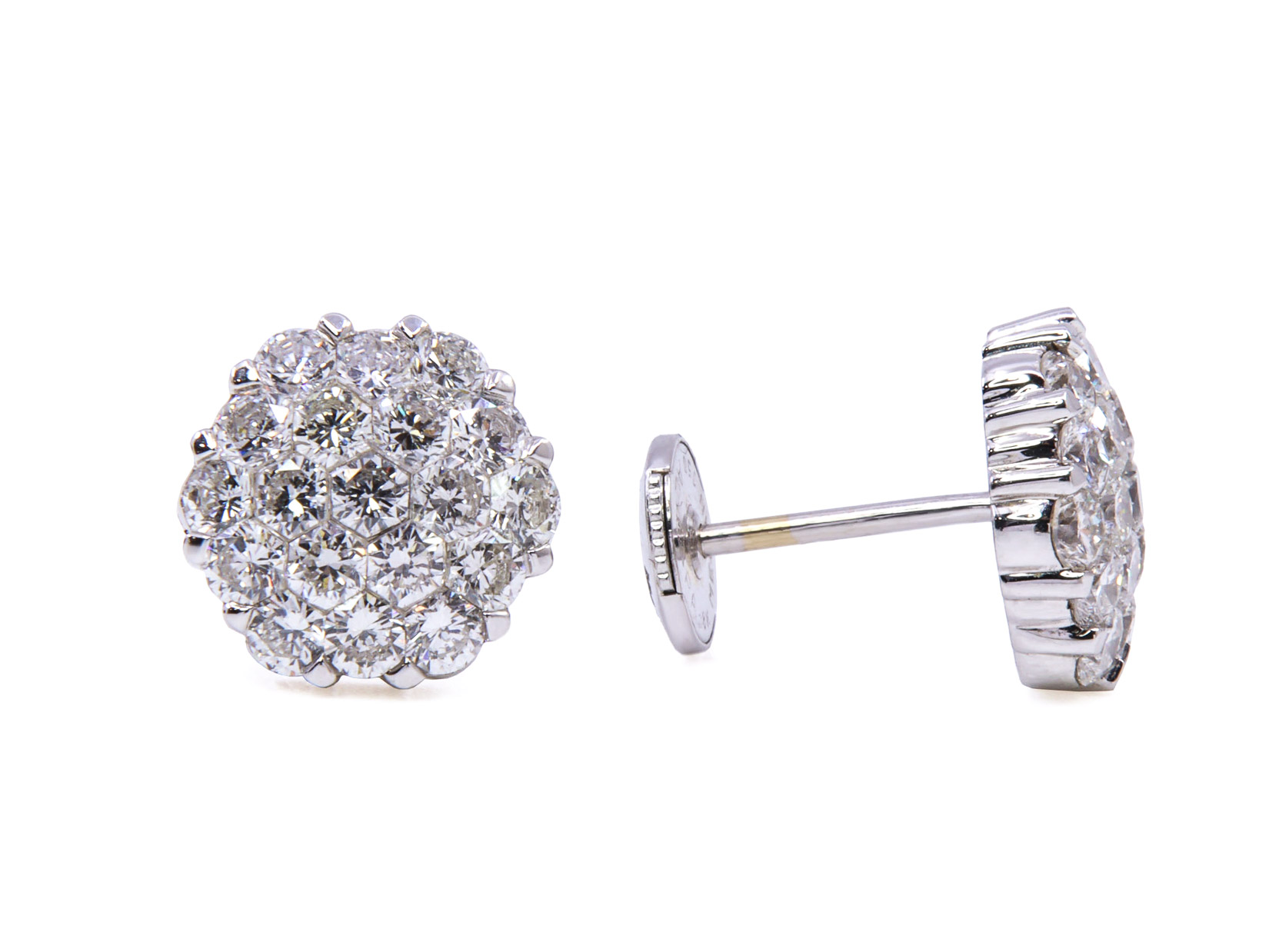 Orecch. c/ brill esagonali G VS 1.94 ct 0  1,94