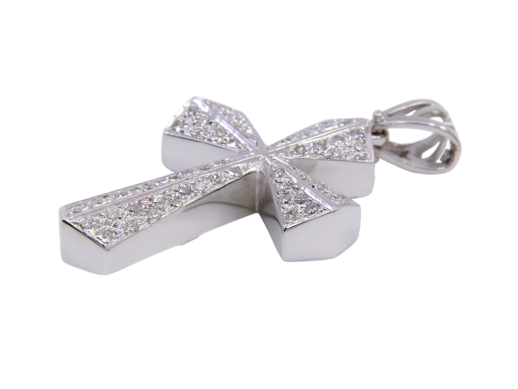 crocetta in oro bianco