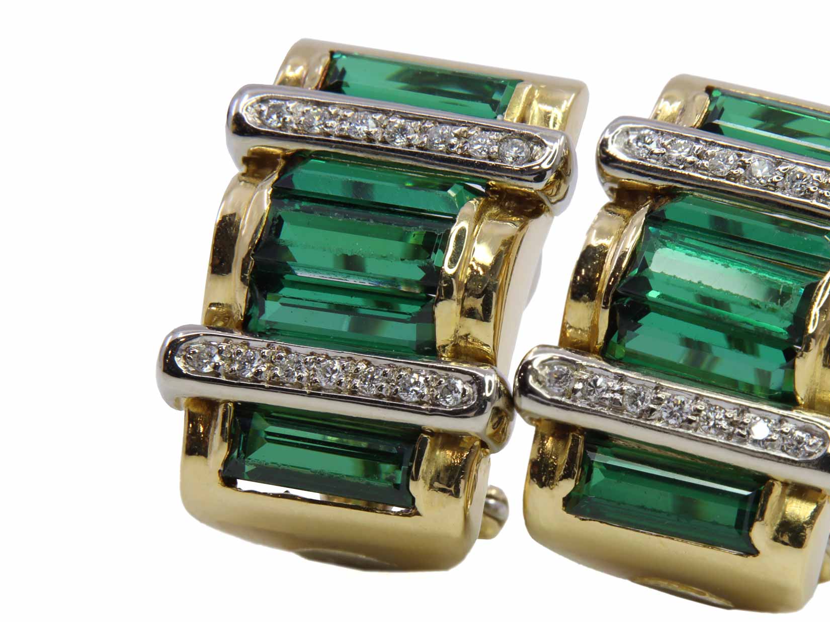 orecchini tourmalina 14,60gr