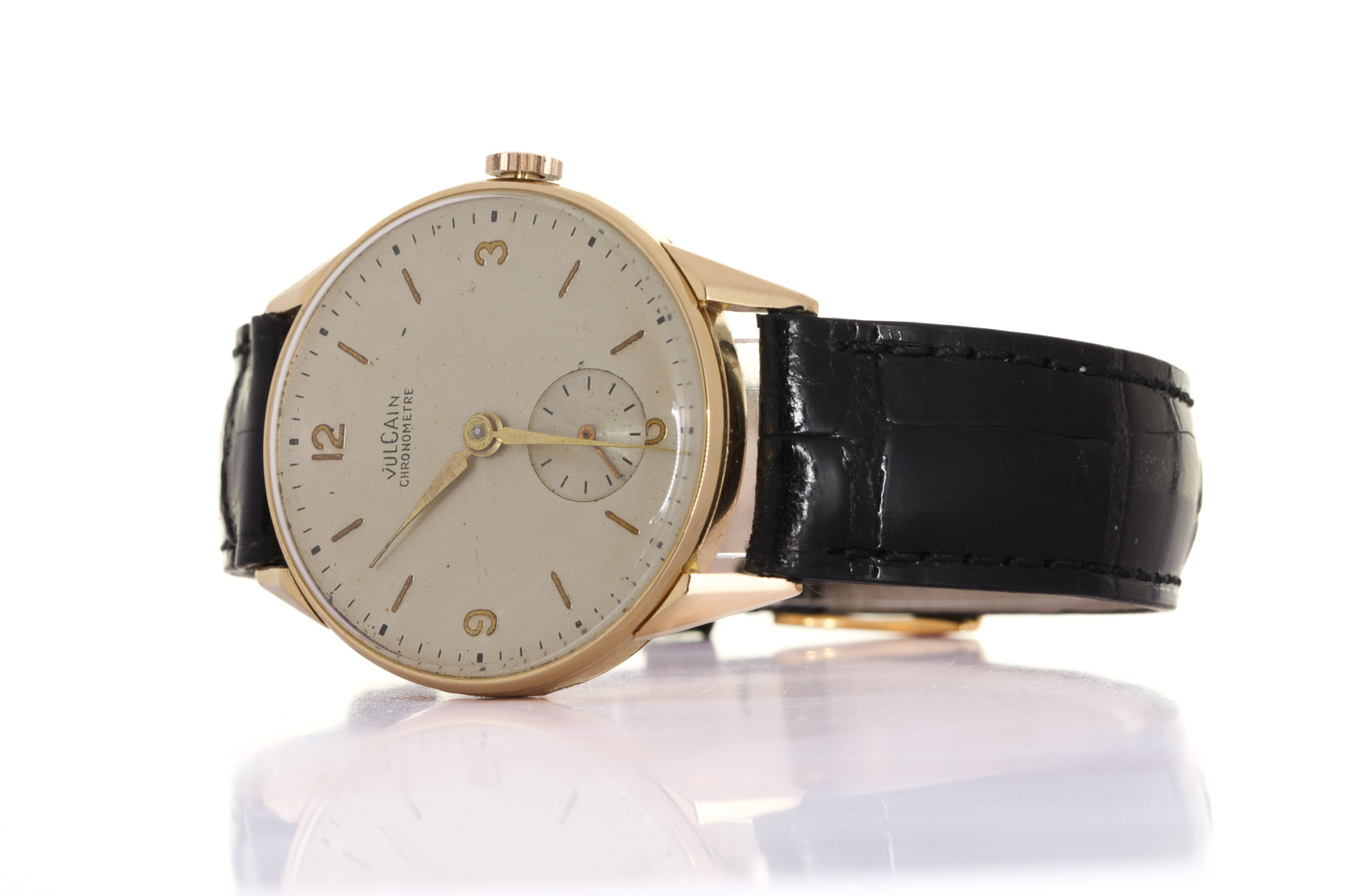 Orologio Vulcain , cassa in oro 18kt gr. 10,5 ad euro 52 grammo 