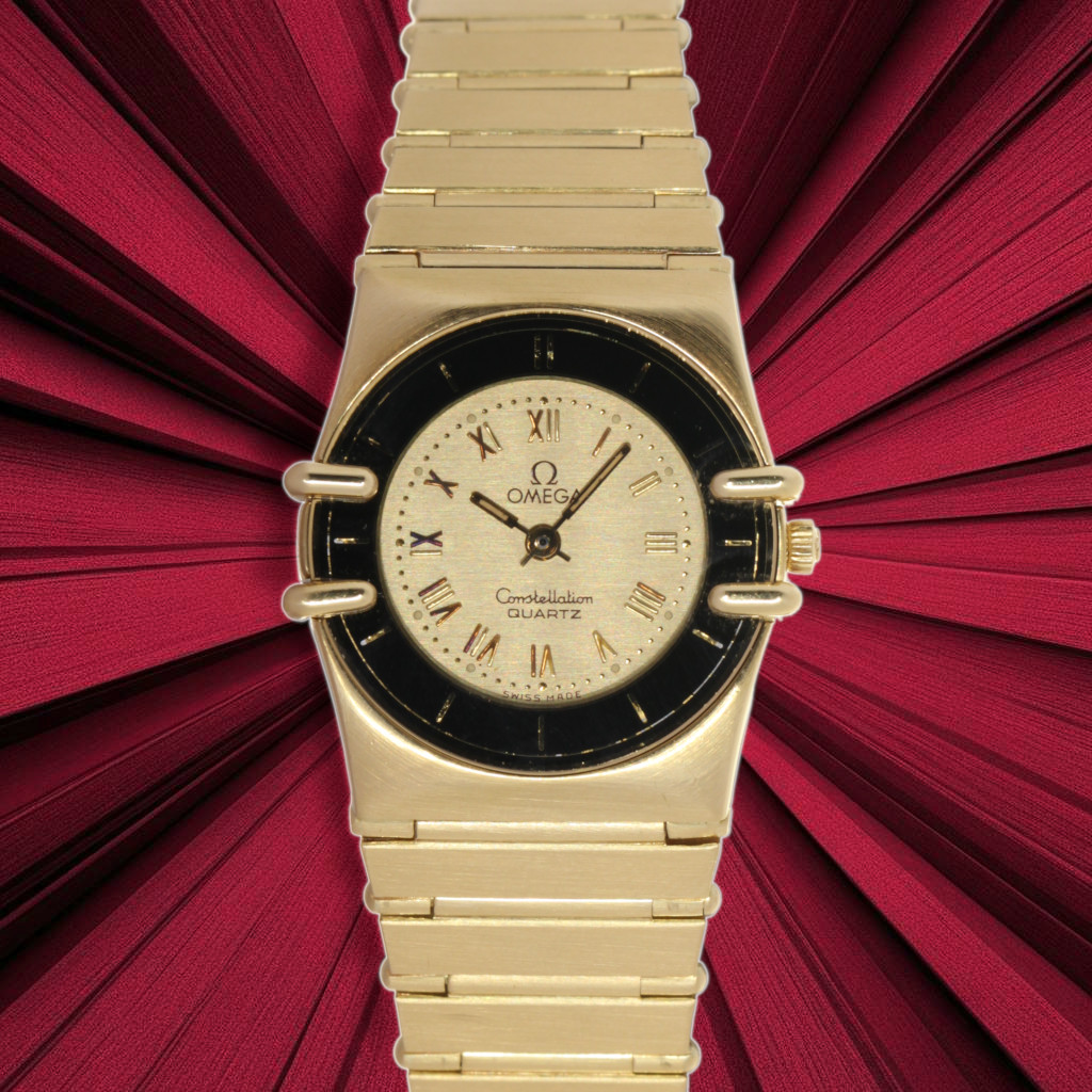 Omega Constelletion 18Kt Yellow gold ref:1450 sn:595XXXX - our box and papers
