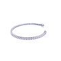 Bracciale tennis con brillanti di carati 0,65 - Colore F/G - Purezza VVS - Collezione Levanzo - oro bianco 18Kt gr6,00