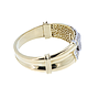 Bracciale in oro giallo 18kt. con pavet di Brillanti e Baguettes 