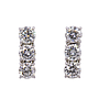 Orecchini Trilogy - Brillanti 2,4ct. G-VVS, oro 18kt.