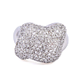 Anello - Brillanti 1,0ct. G-VS1, oro 18kt. peso totale 10,9gr