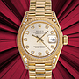 Rolex Lady Datejust ref:69238,Diamonds and 18Kt Yellow Gold, Rolex Papers and our box, 1992