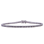 Bracciale tennis - Brillanti 2,90ct, G -VS1, oro 18kt peso totale 11 gr
