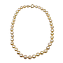 Collana con perle Gold Australia : susta in oro 18kt, peso totale 69gr
